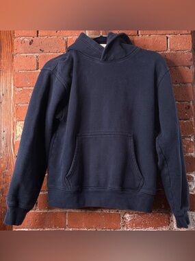 Aritzia TNA Navy Blue Sweatfleece Cozy Fleece Hoodie